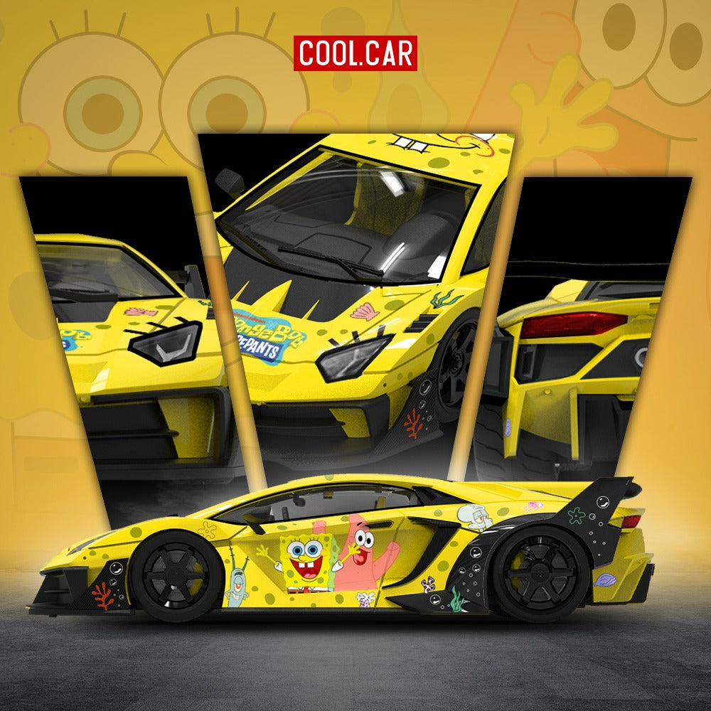 CoolCar - Pre-Order - Lamborghini GTEVO SpongeBob - CC643836