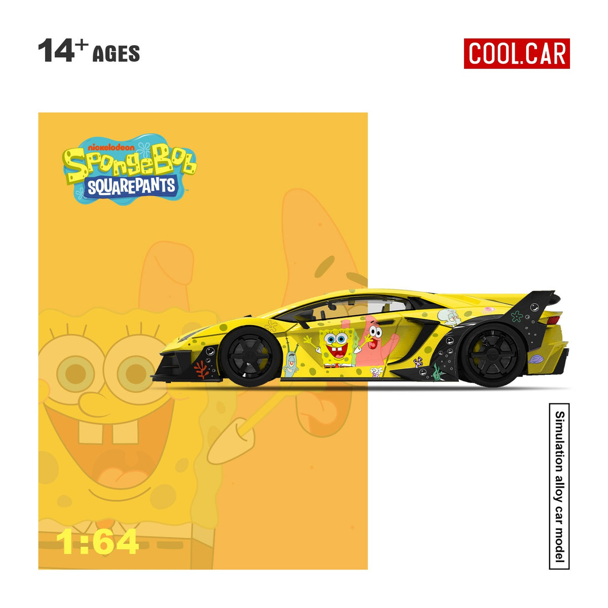 CoolCar - Pre-Order - Lamborghini GTEVO SpongeBob - CC643836