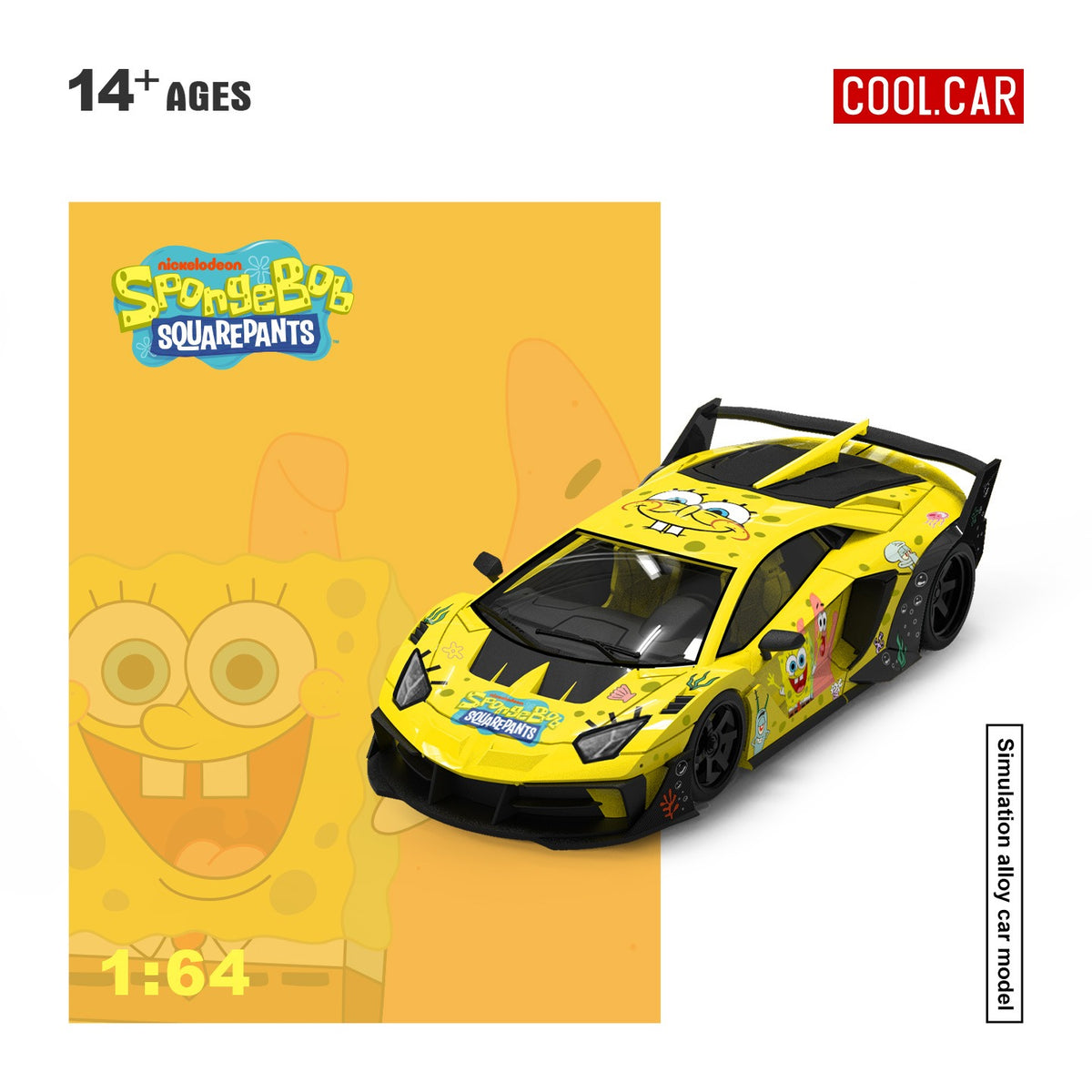 CoolCar - Pre-Order - Lamborghini GTEVO SpongeBob - CC643836