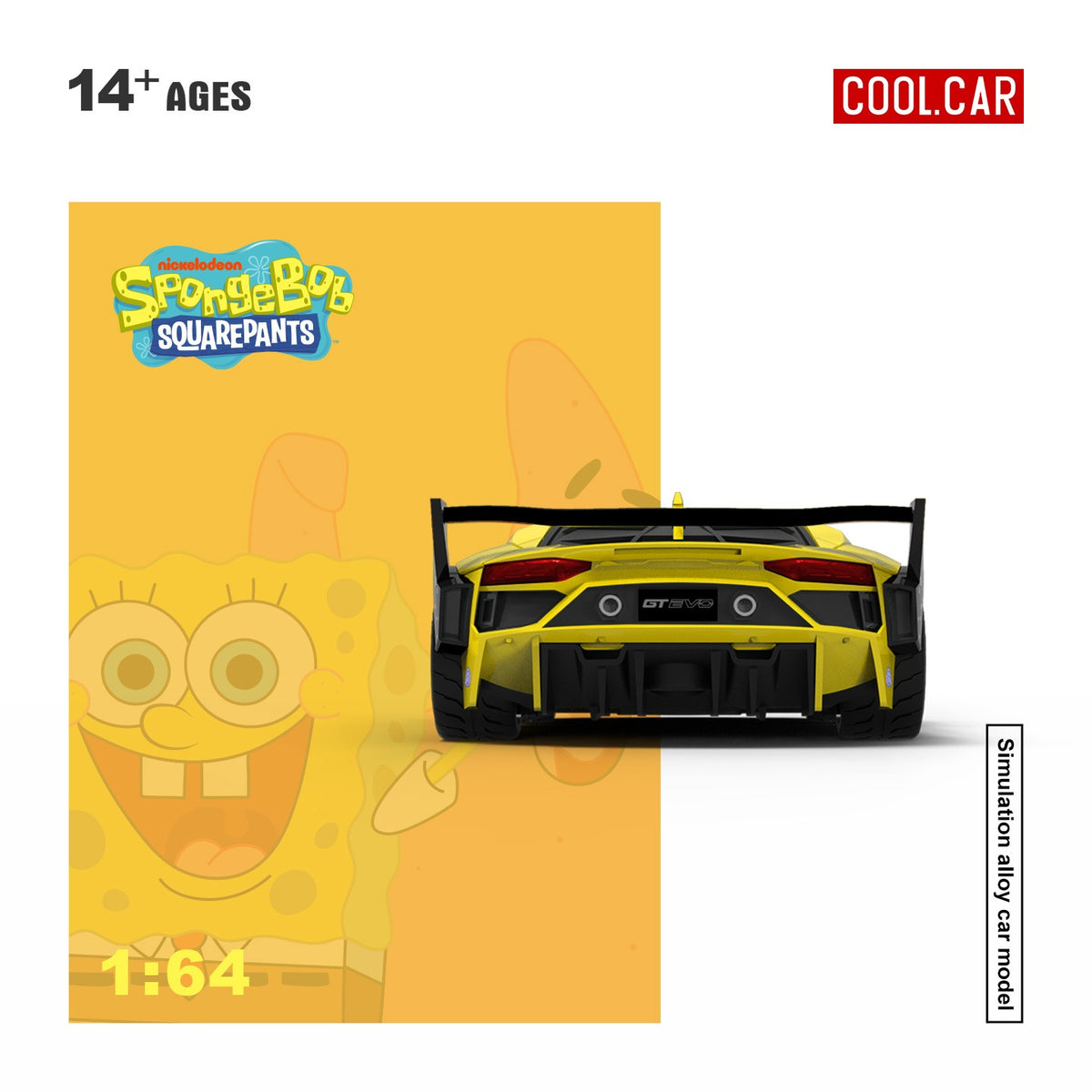 CoolCar - Pre-Order - Lamborghini GTEVO SpongeBob - CC643836