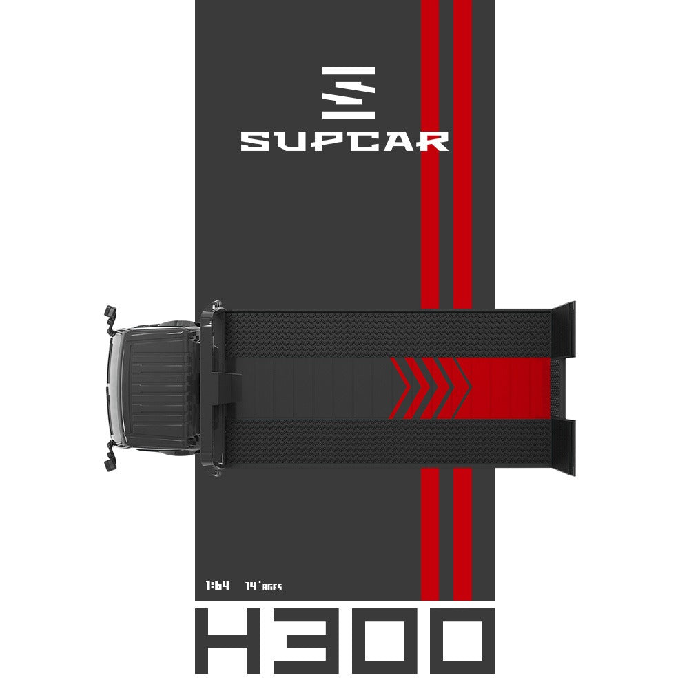 Pre-Order bis 11.06.2026 - SuperCar - H300 Flat Transport Trailer Truck - Advan - SC647241
