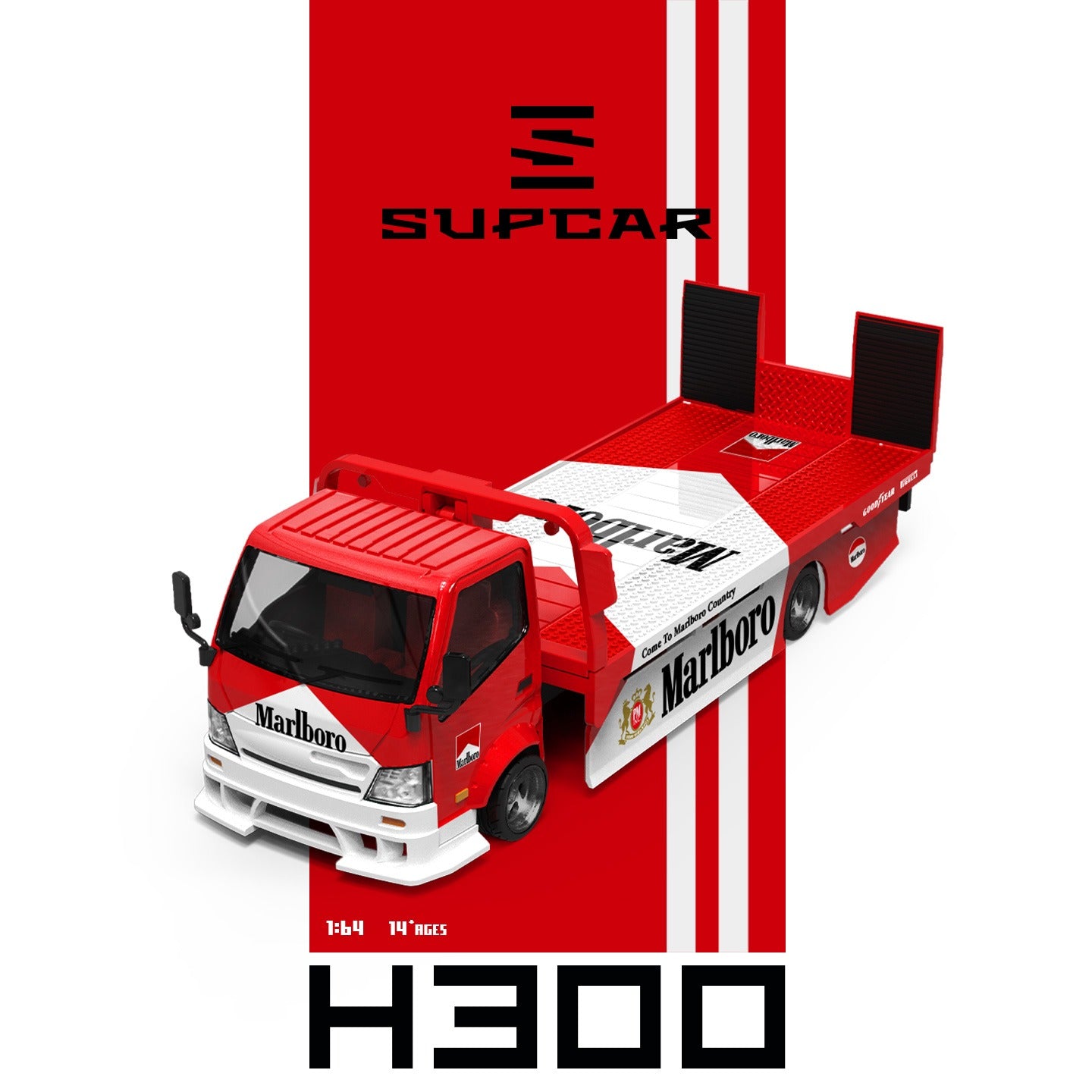 SuperCar - Pre-Order - H300 Flatbed Transport Trailer - SC647249