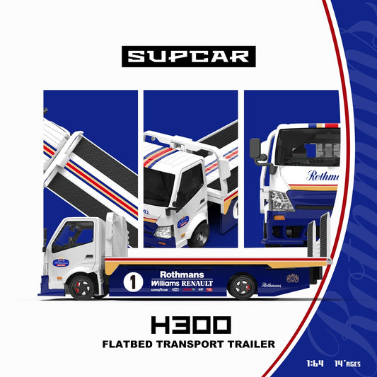 SuperCar - Pre-Order - H300 Flatbed Truck Rothmanns - SC647254