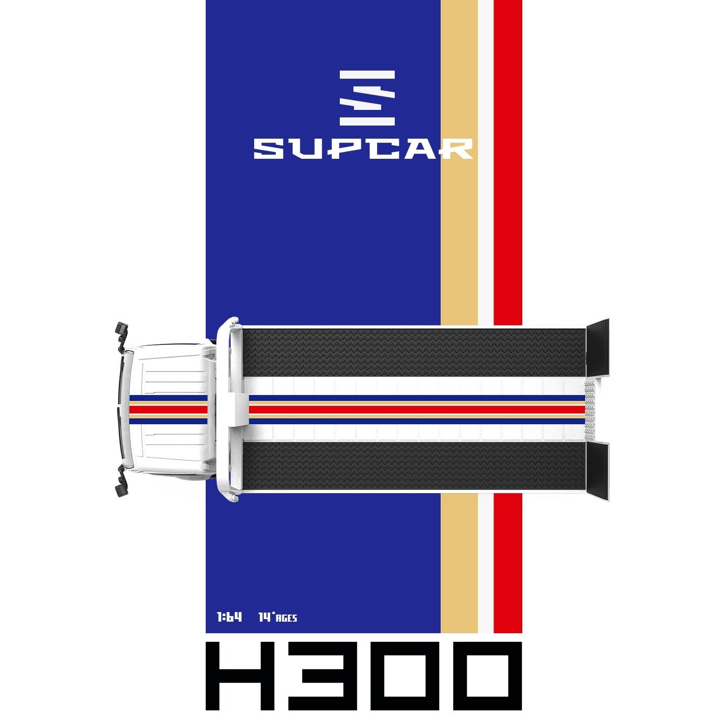 SuperCar - Pre-Order - H300 Flatbed Truck Rothmanns - SC647254