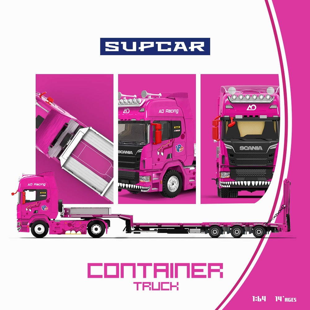 SuperCar - Pre-Order - Scania Flatbed Transport Truck AO-Racing - SC647507