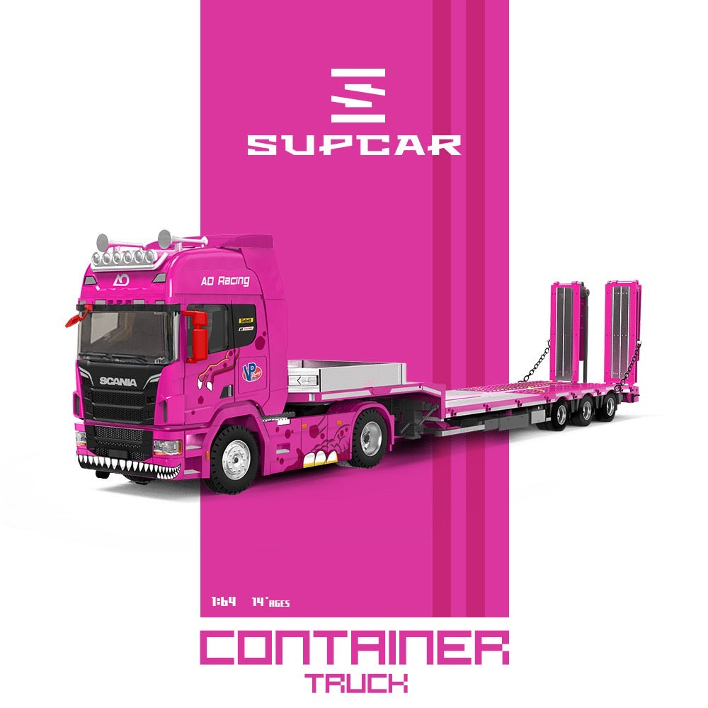 SuperCar - Pre-Order - Scania Flatbed Transport Truck AO-Racing - SC647507