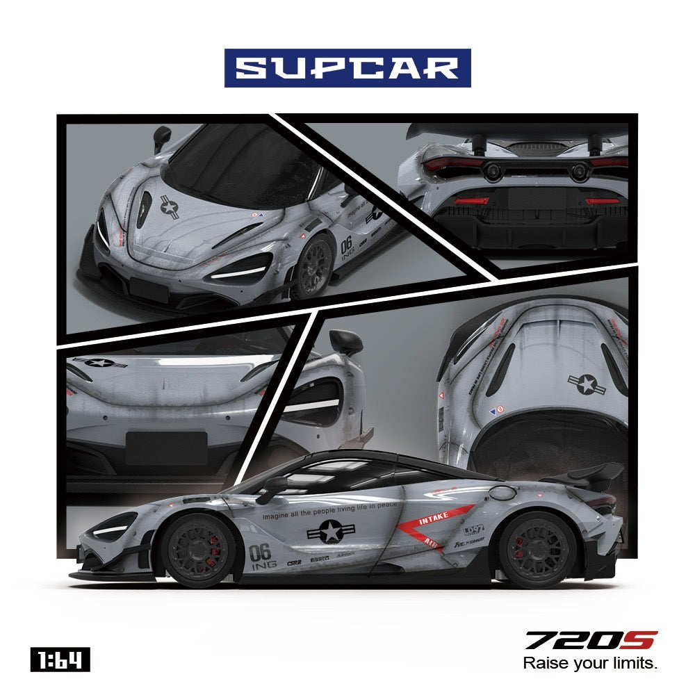 SuperCar - Pre-Order - McLaren 720S Grey Shadow - SC800402