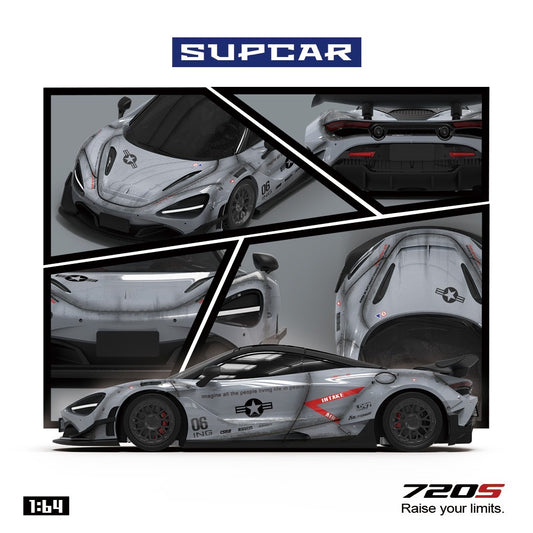 SuperCar - Pre-Order - McLaren 720S Grey Shadow - SC800402