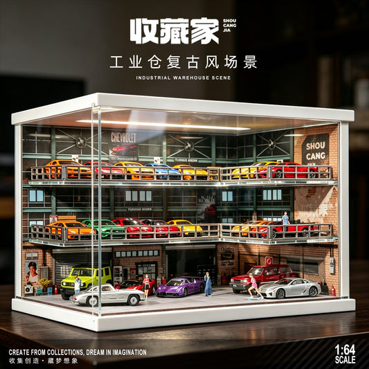 SCJ Diorama - Pre-Order - Industrial Warehouse Diorama mit Beleuchtung - SCJ-82076