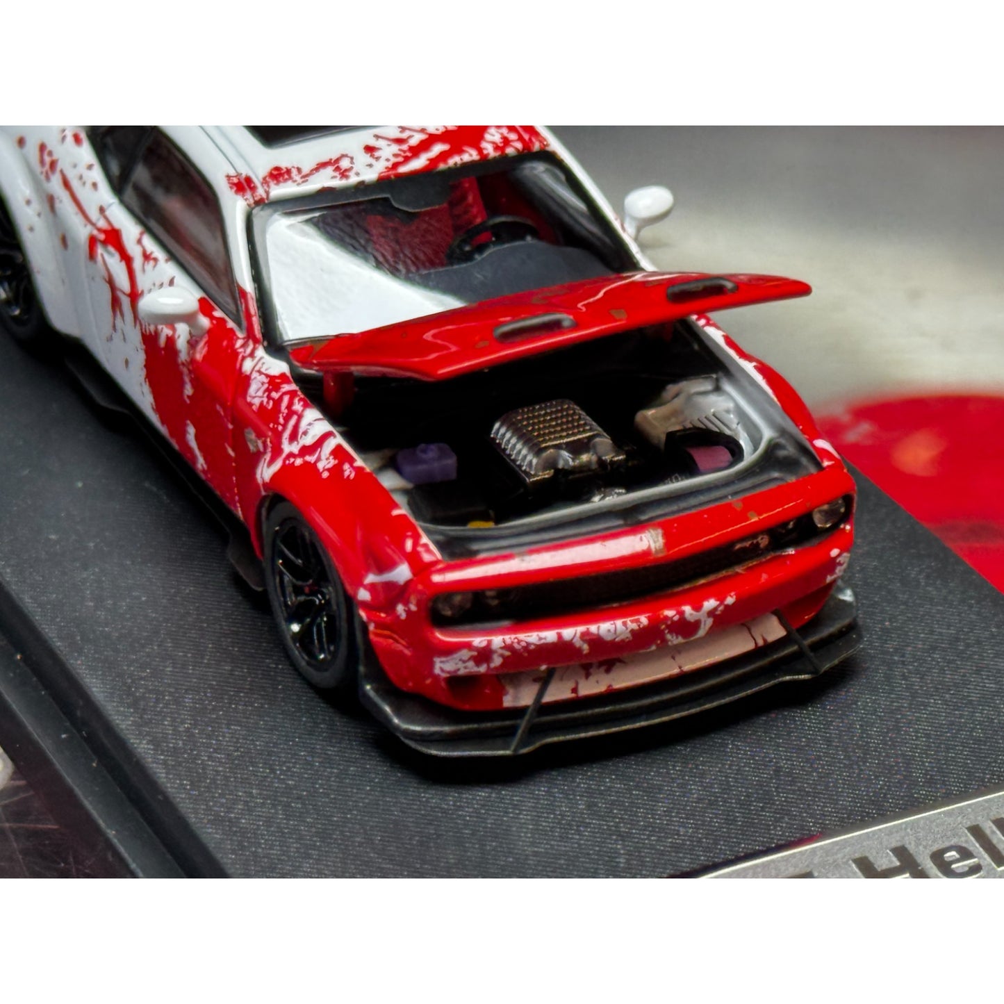 Stance Hunters - Pre-Order - Dodge  Challenger Hellcat “Blood Splatter” - SH64-CHA-BLOOD