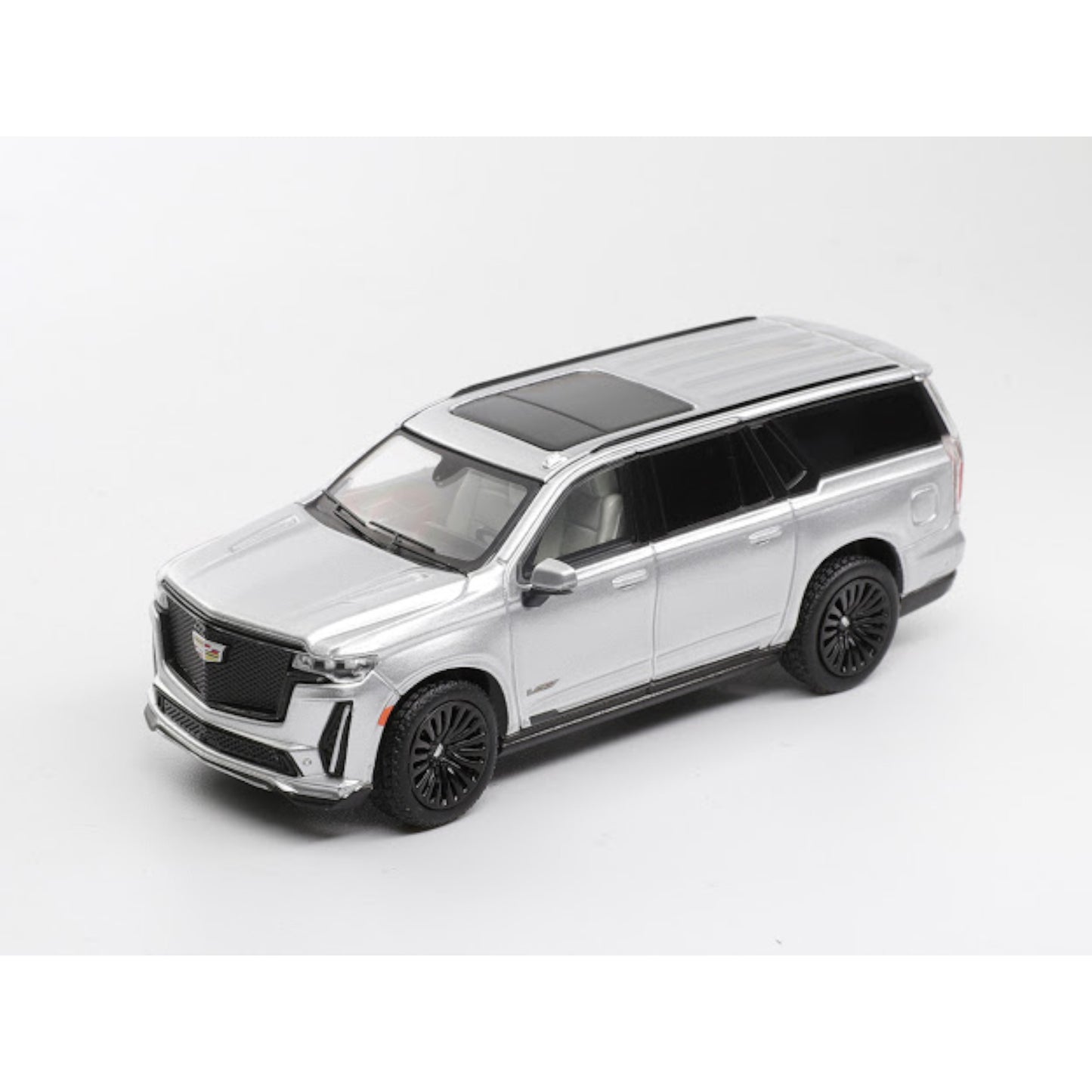 Shadow-Models - Pre-Order - Escalade ESV 2023 (LHD), silver - SHD64-CAD-KS-057-560