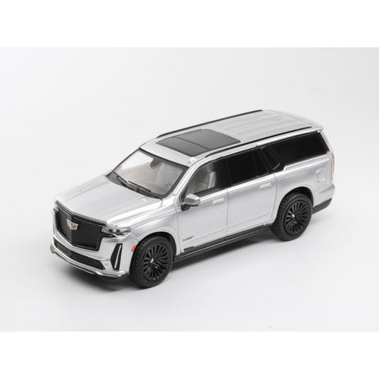 Shadow-Models - Pre-Order - Escalade ESV 2023 (LHD), silver - SHD64-CAD-KS-057-560