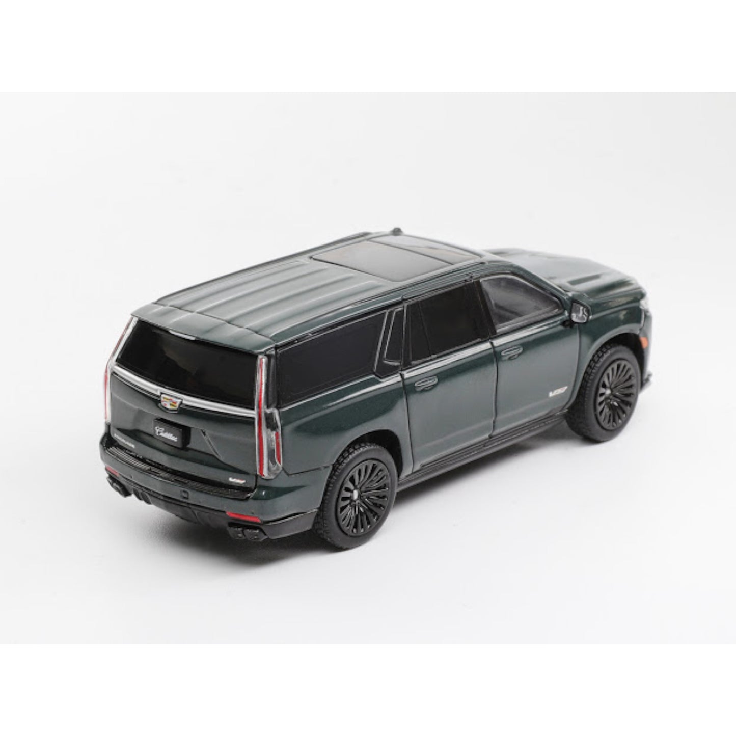 Shadow-Models - Pre-Order - Escalade ESV 2023 (LHD), dark green - SHD64-CAD-KS-057-561