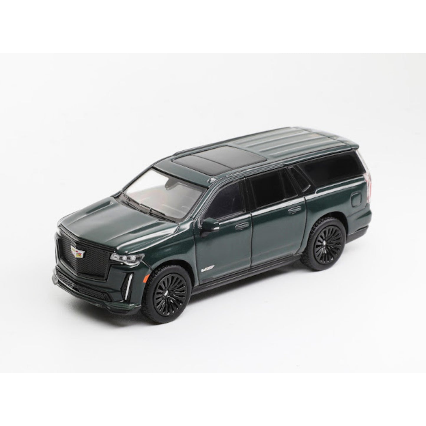 Shadow-Models - Pre-Order - Escalade ESV 2023 (LHD), dark green - SHD64-CAD-KS-057-561