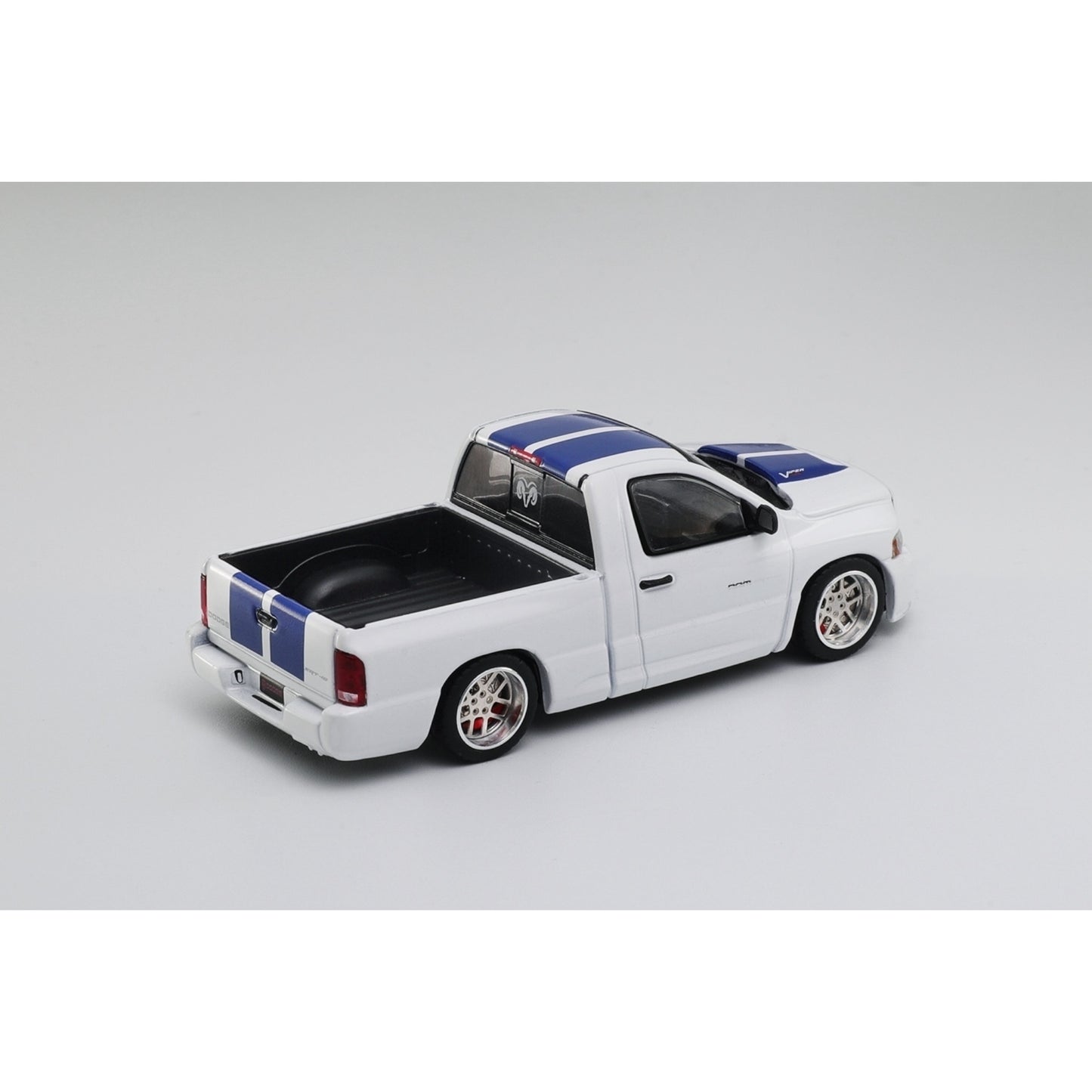 Shoom By GCD - Pre-Order - Dodge Ram SRT-10 2023 (LHD), White with Blue Livery