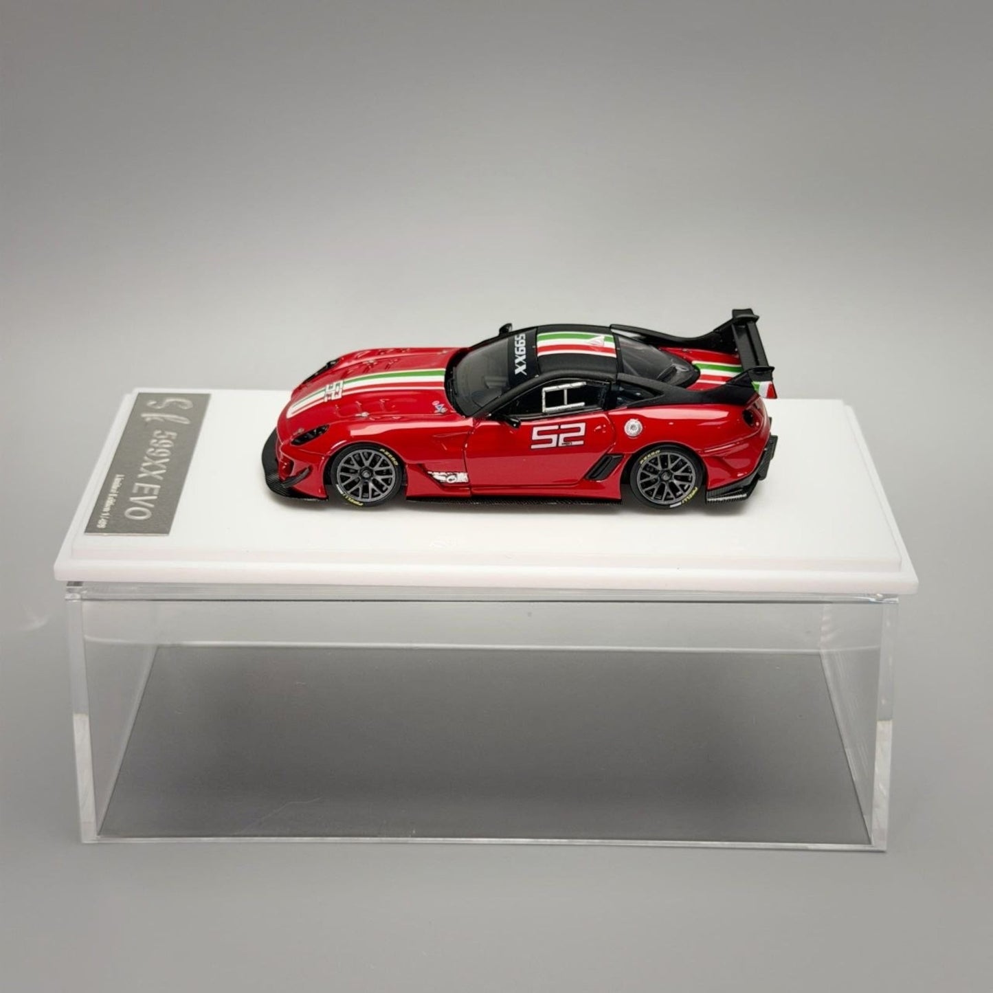 SK Model - 599XX EVO, #52 - metallic red - SK64-599XX-RED