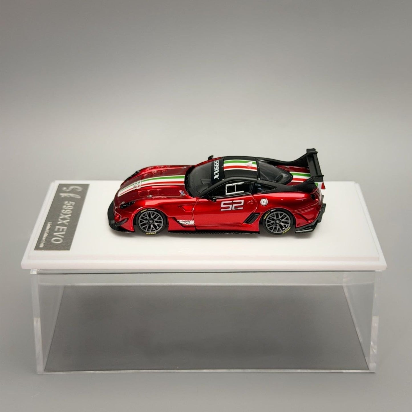 SK Model - 599XX EVO, #52 - metallic red - SK64-599XX-RED