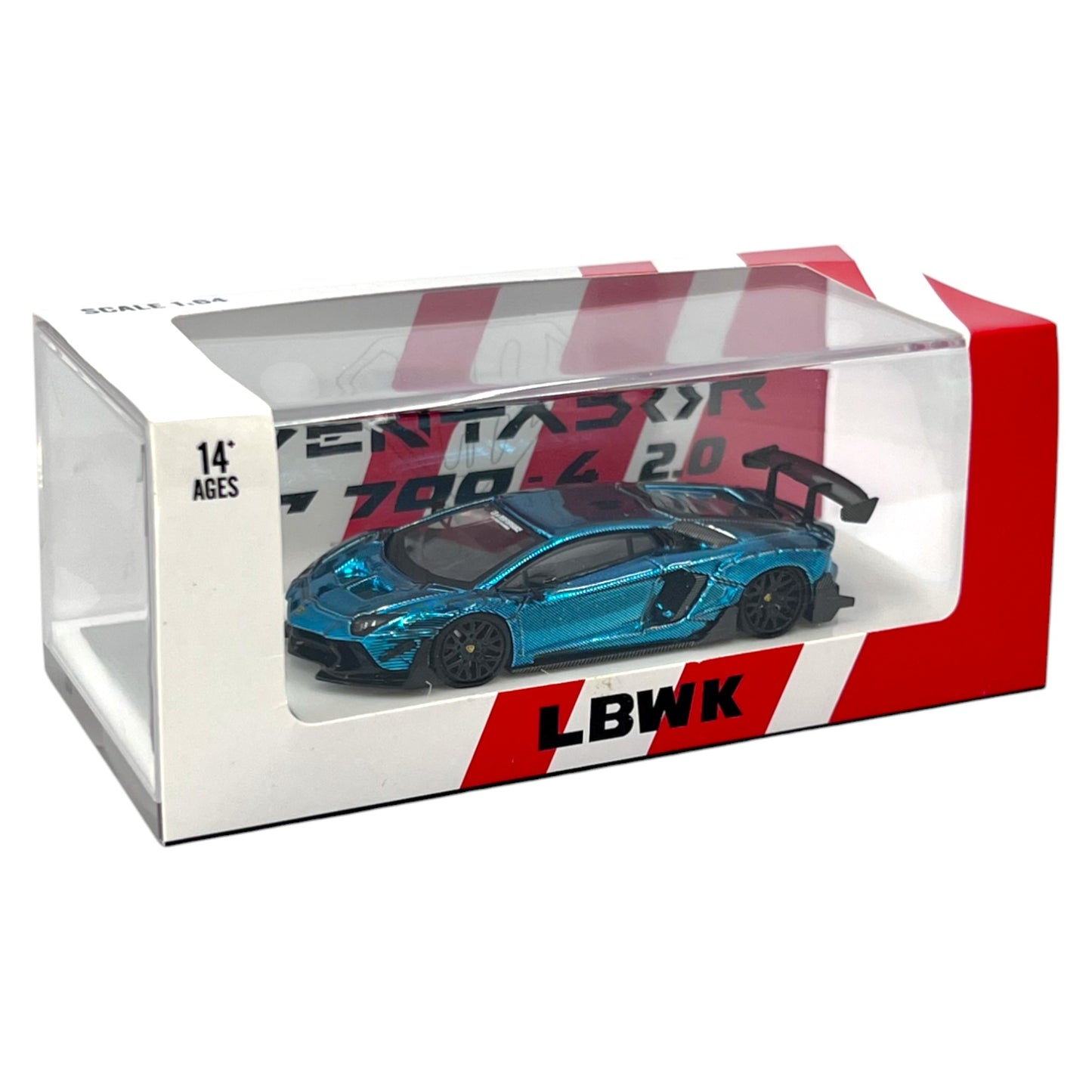 Star Model - Lamborghini Aventador LP700-4 LBWK 2.0, Chrome Carbon Blue