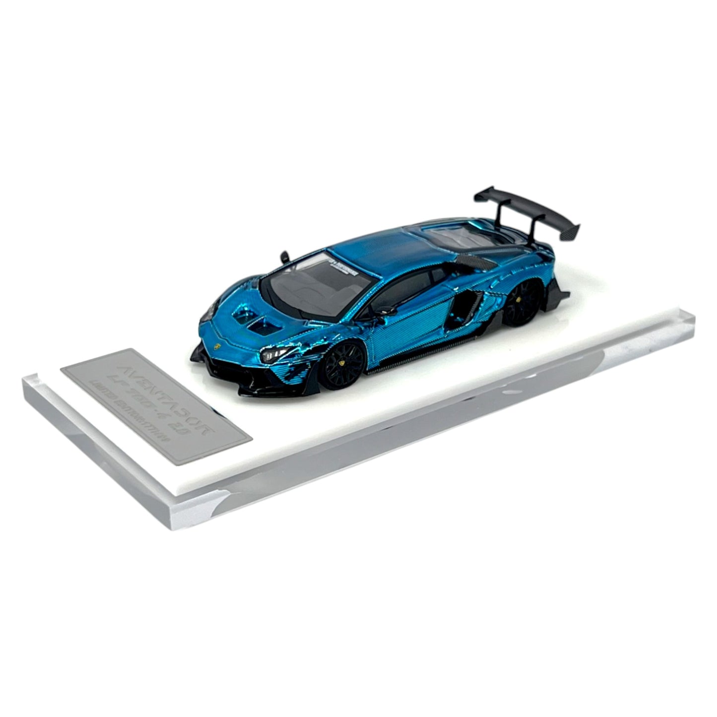 Star Model - Lamborghini Aventador LP700-4 LBWK 2.0, Chrome Carbon Blue