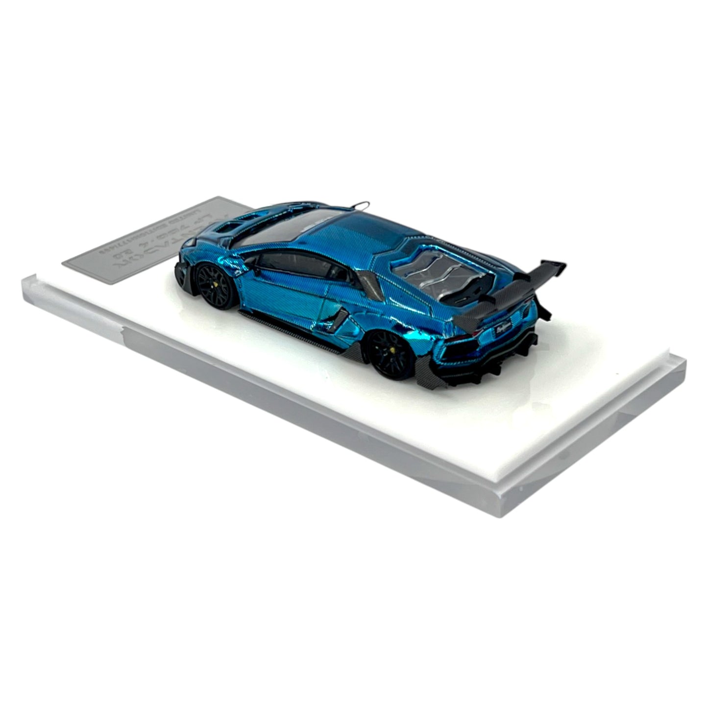 Star Model - Lamborghini Aventador LP700-4 LBWK 2.0, Chrome Carbon Blue