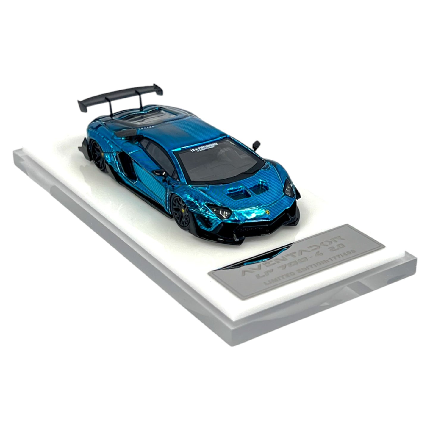 Star Model - Lamborghini Aventador LP700-4 LBWK 2.0, Chrome Carbon Blue