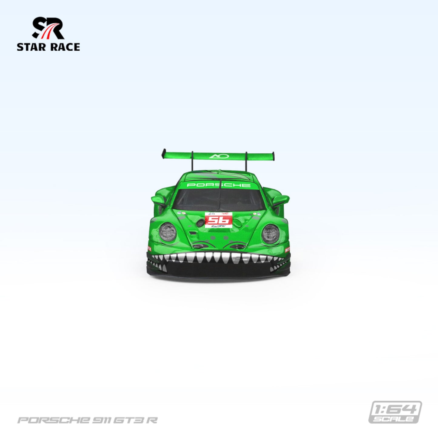 Star Race - Pre-Order - Porsche 911 GT3 R - Tyrannosaurus No. 56 green - SR64019
