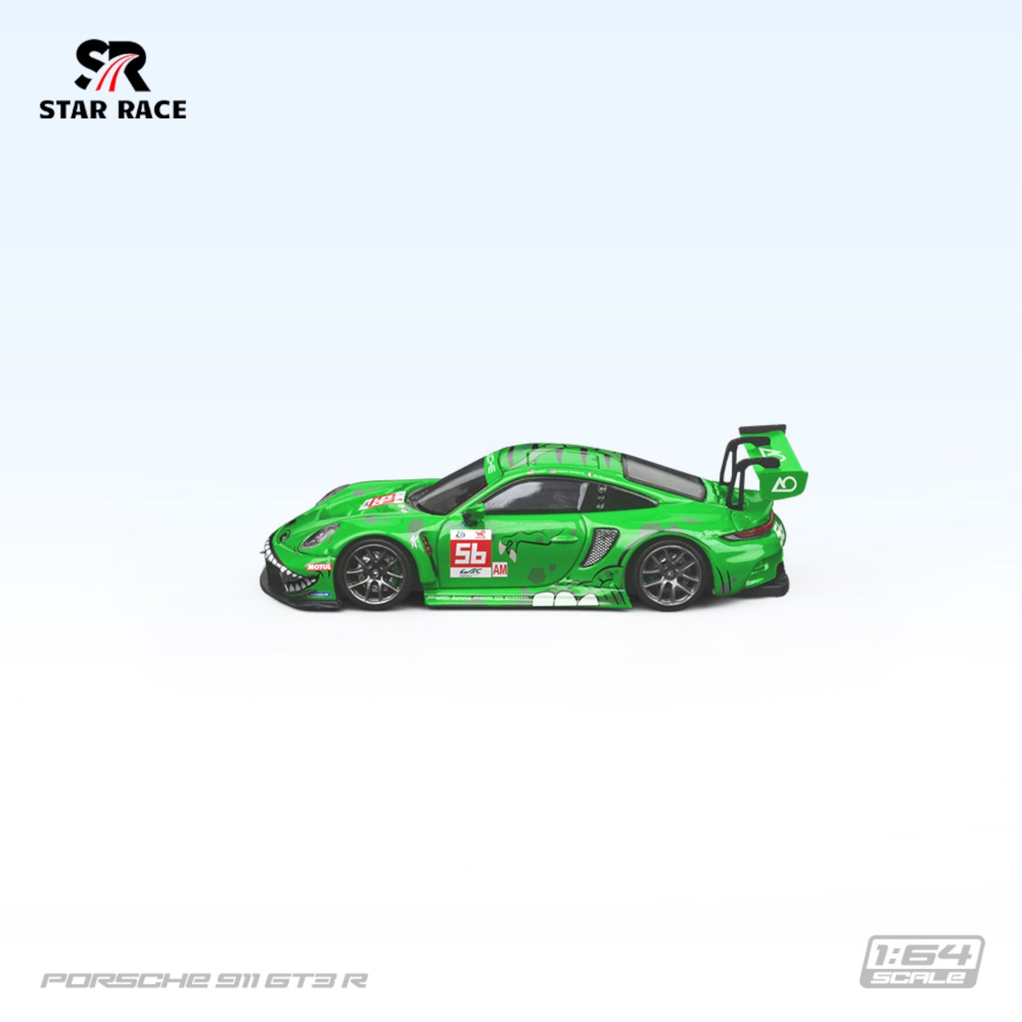 Star Race - Pre-Order - Porsche 911 GT3 R - Tyrannosaurus No. 56 green - SR64019