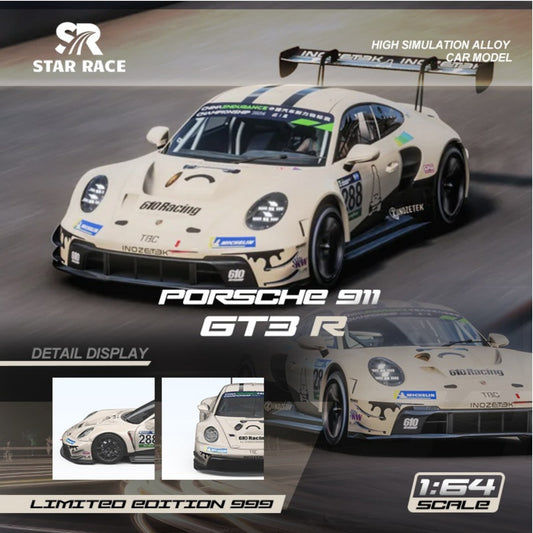 Star Race - Pre-Order - Porsche 911 GT3 off-white No. 288 - SR64027