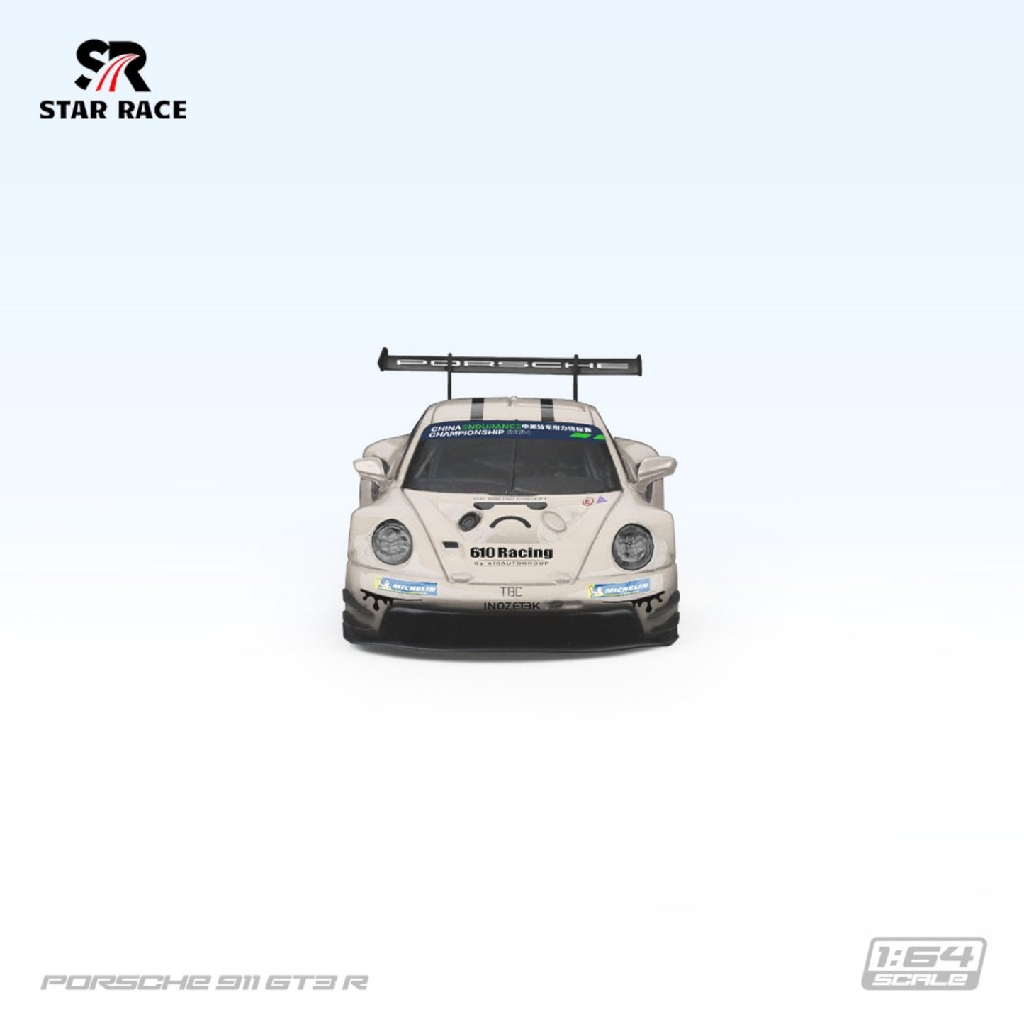 Star Race - Pre-Order - Porsche 911 GT3 off-white No. 288 - SR64027