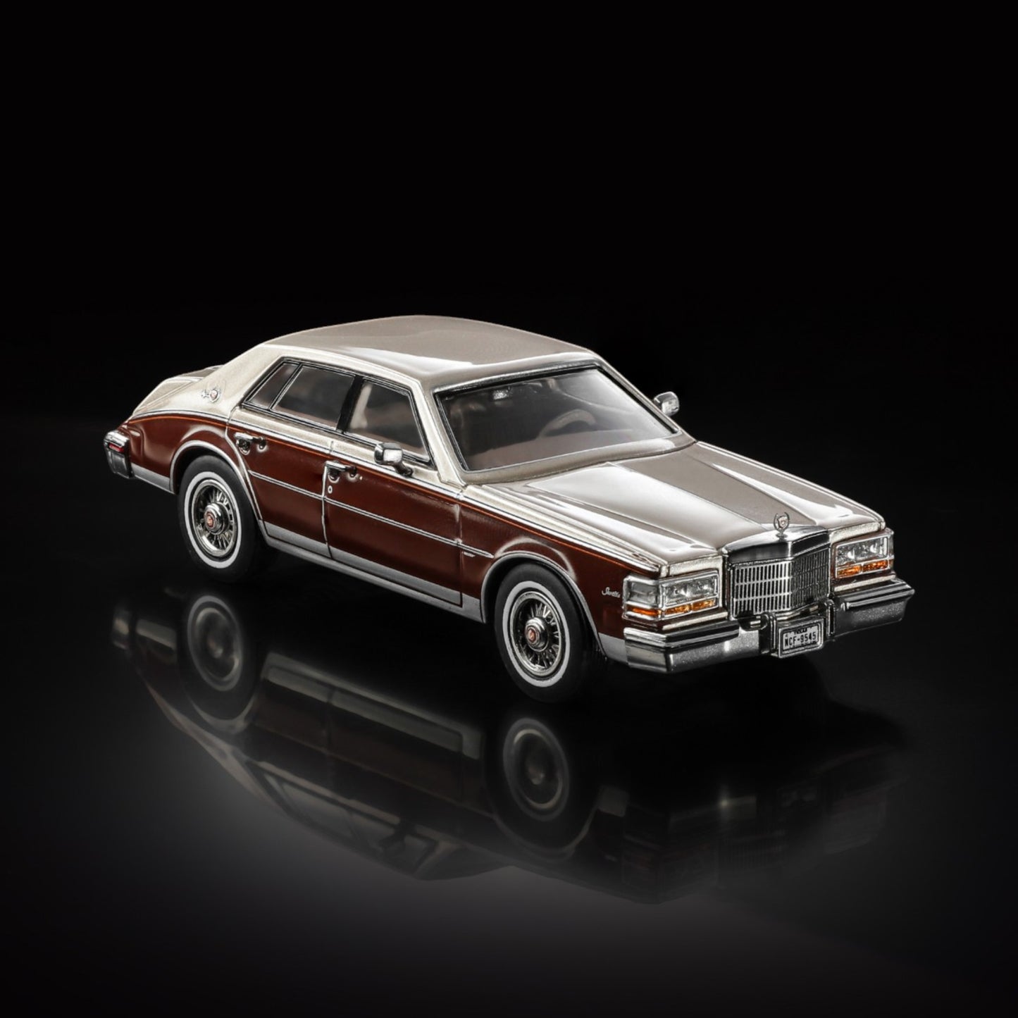 SunStar - Pre-Order - 1980 Cadillac Seville - Canyon Rock / Desert Sand Firemist - SS64-60102