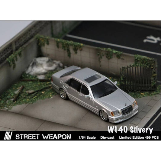 Street Weapon - Mercedes-Benz W140, S600, silver - STW177