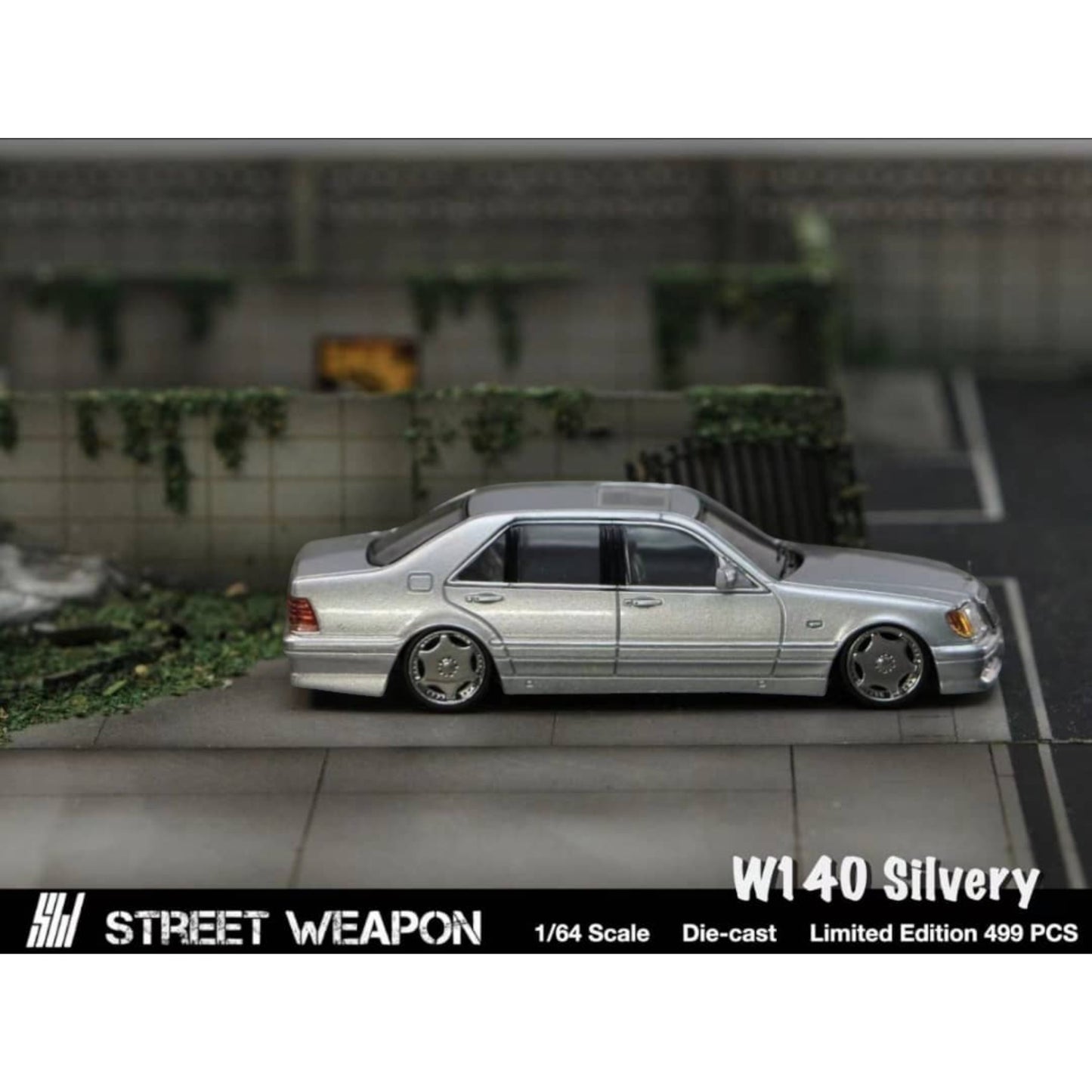 Street Weapon - Mercedes-Benz W140, S600, silver - STW177
