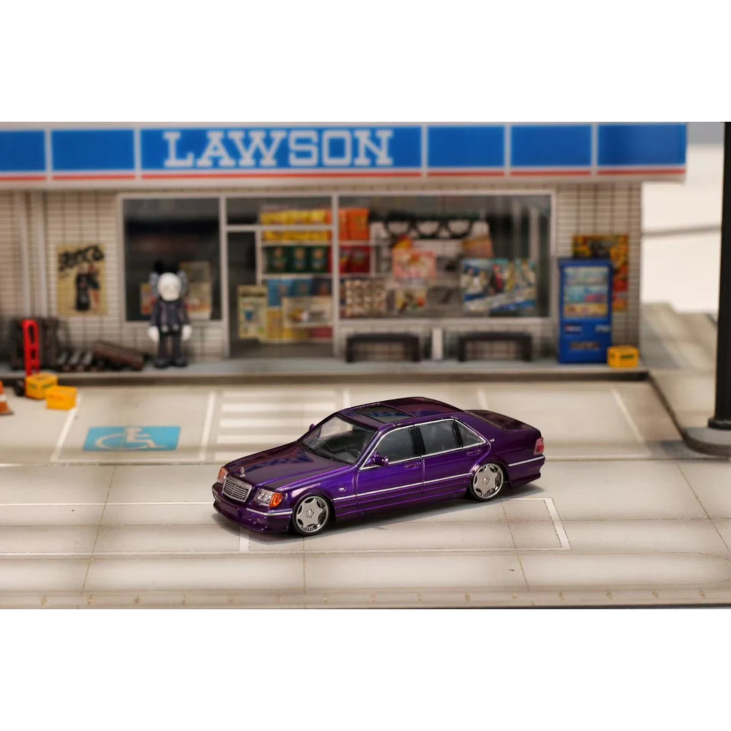 Street Weapon - Mercedes-Benz W140, S600, purple - STW179