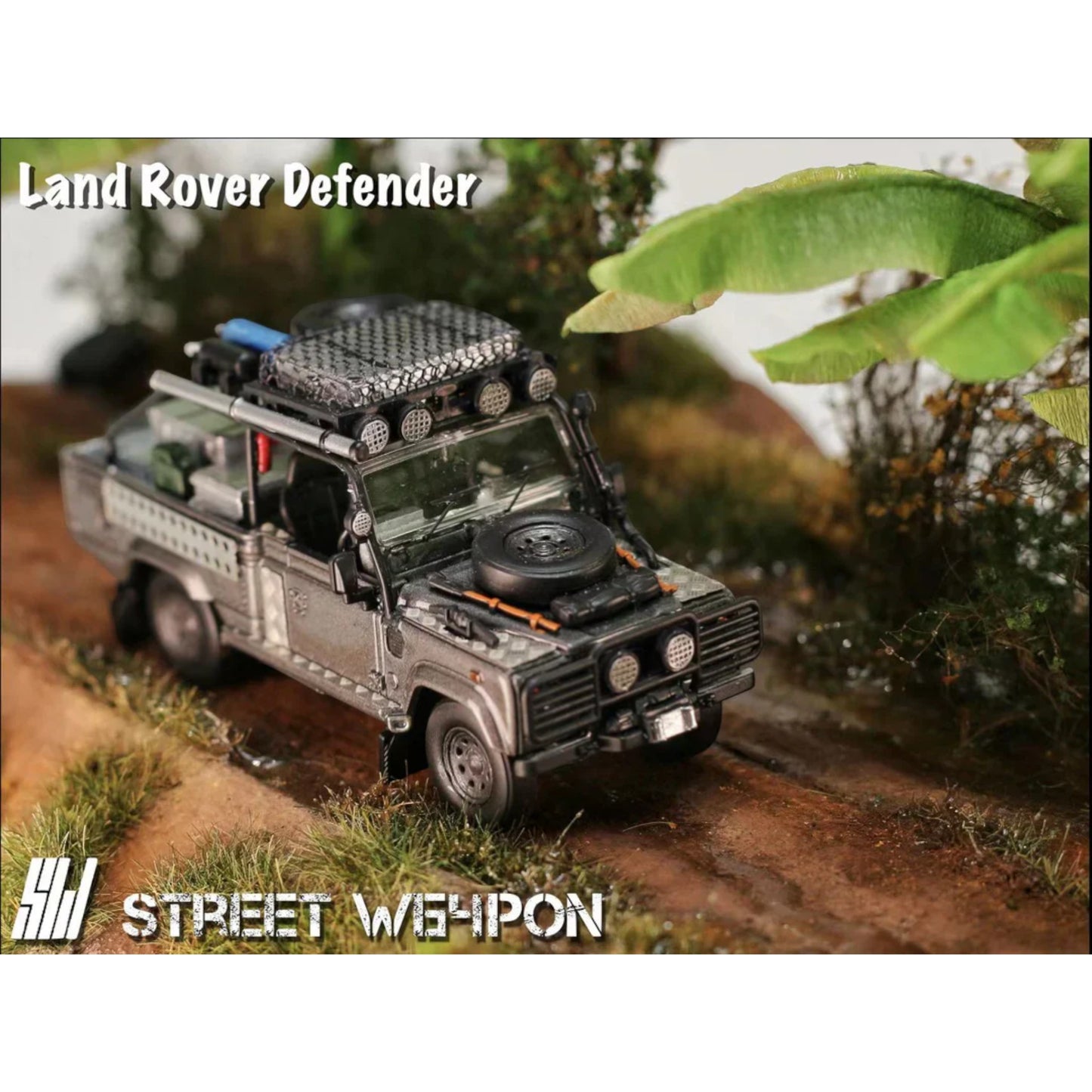 Street Weapon - Land Rover Defender *Tomb Raider*, grey - STW185