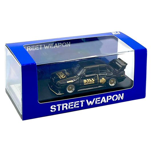 Sreet Weapon - BMW E30 *BOSS*, black/gold - STW128
