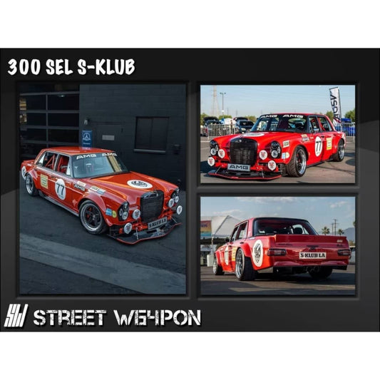 StreetWeapon - Pre-Order - 300 SEL S-Klub Modified - Red Pig