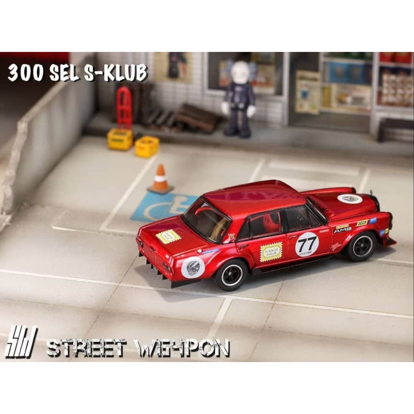 StreetWeapon - Pre-Order - 300 SEL S-Klub Modified - Red Pig