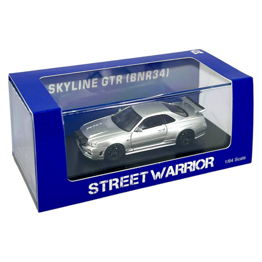 StreetWeapon - Nissan Skyline GT-R (R34) Drift, silver - SW64-R34-DFT-SIL