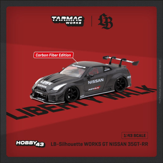 Tarmac Works - LB-Silhouette Works GT Nissan 35GT-RR, full carbon - Hobby43 - T43-022-CBN