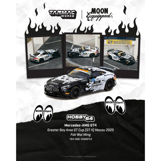 Tarmac Works - Pre-Order - Mercedes-Benz AMG GT GT4 GreaterBay Area - T64-006-25MGP12