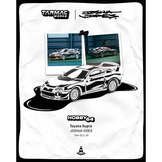 Tarmac Works - Pre-Order - Toyota Supra, Designed by Joshua Vides, chrome - T64-011-JV