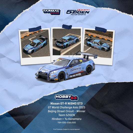 Tarmac Works - Pre-Order - 2025 Nissan GT-R R35 Nismo GT3 #500 - T64-035-25BJ500