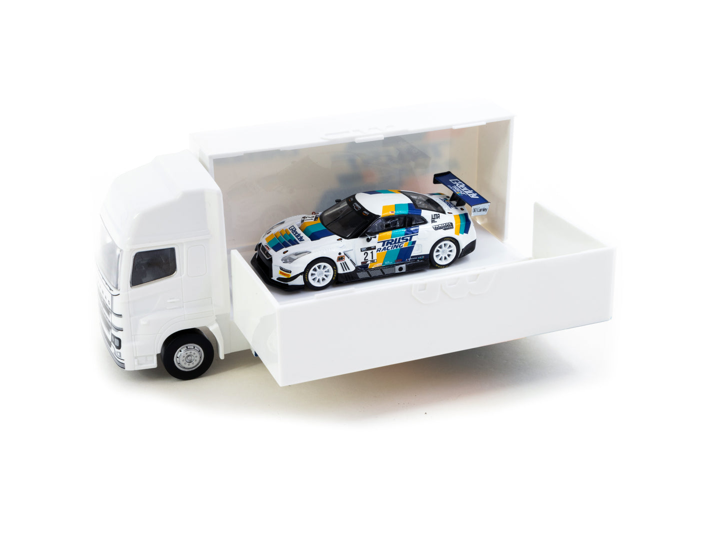 Tarmac Works - 2020 Nissan GT-R Nismo GT3 + Truck - 1:64 -T64-035-GDY
