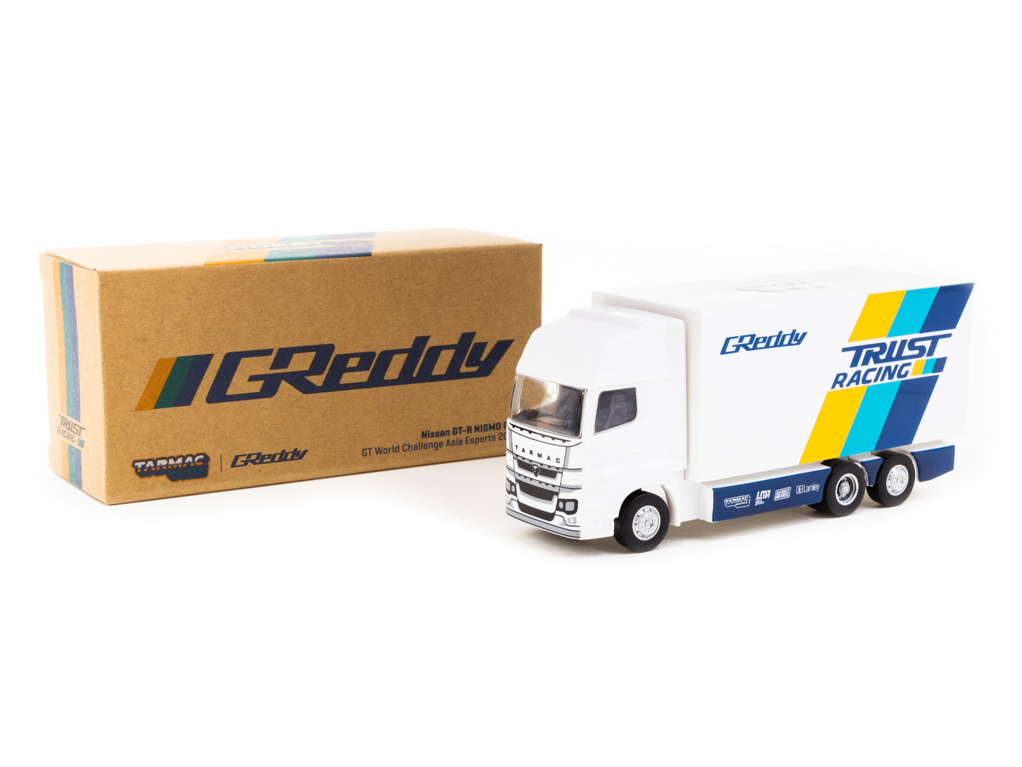 Tarmac Works - 2020 Nissan GT-R Nismo GT3 + Truck - 1:64 -T64-035-GDY
