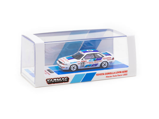 Tarmac - 1989 Toyota Corolla Levin AE92 #17 Macau GP - T64-036-89MGP17 - 1:64