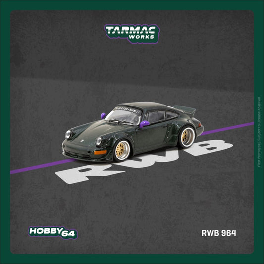 Tarmac Works - Pre-Order - RWB 964, green - T64-037-GR