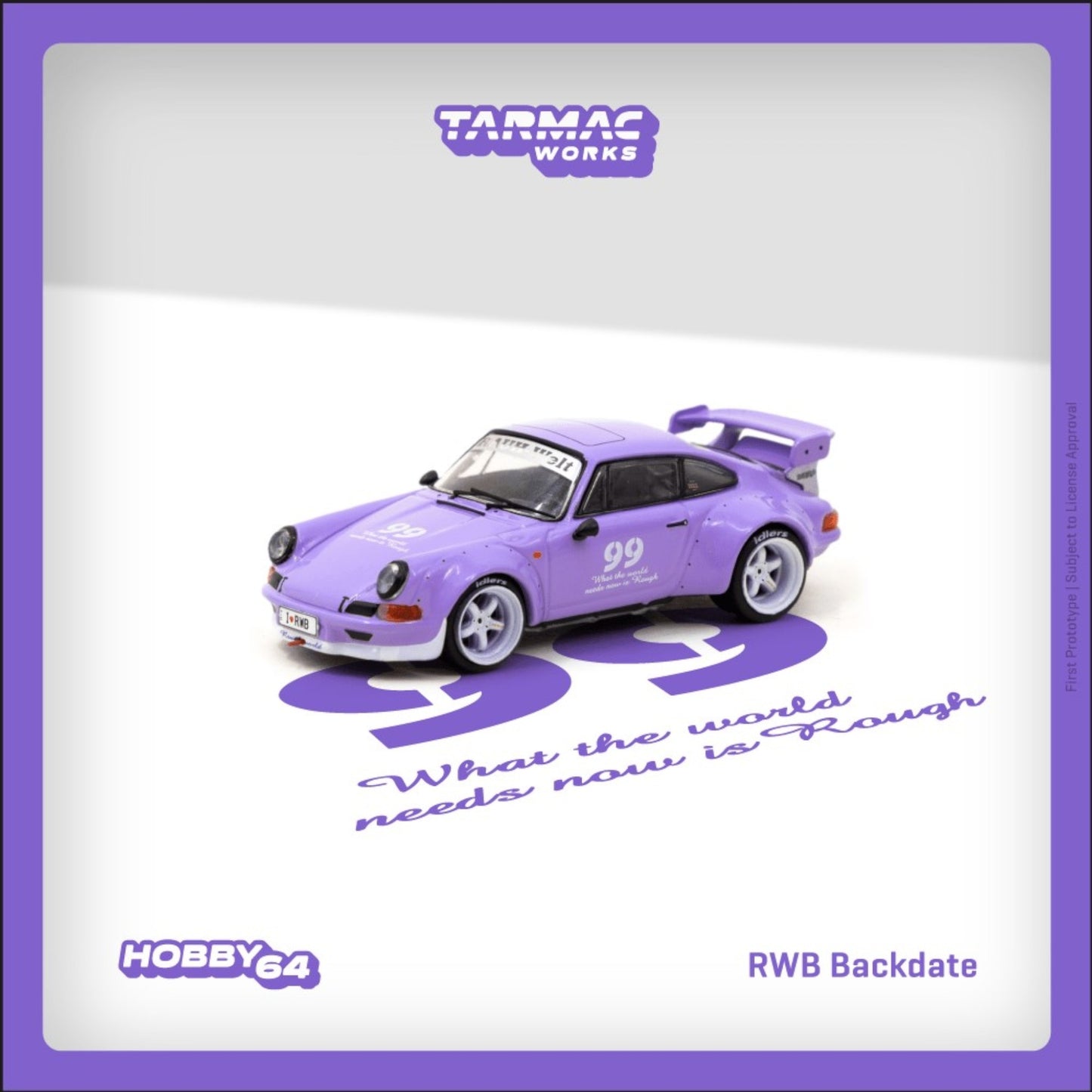 Tarmac Works - Porsche RWB Backdate, violetta - T64-046-VI