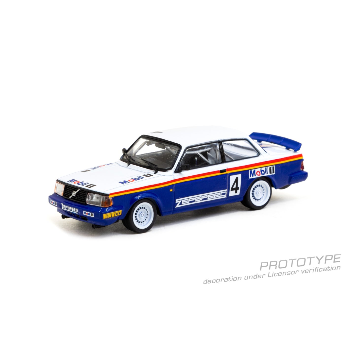 Tarmac Works - Pre-Order - Volvo 240 Turbo - Mobil 1 - T64-050-87MAL04