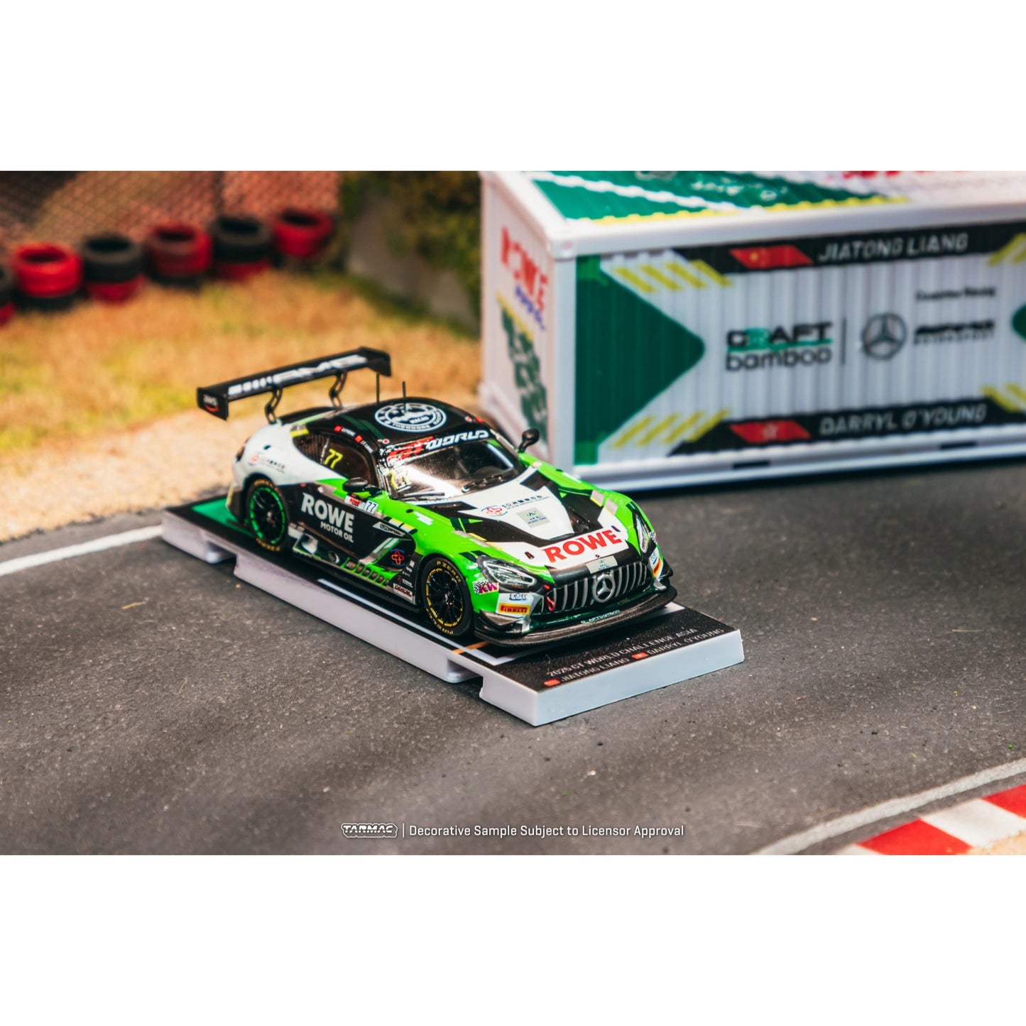 Tarmac Works - Pre-Order - Mercedes-AMG GT3 GT World Challenge Asia 2025 - Craft-Bamboo Racing Special Edition T64-062-25CHN77