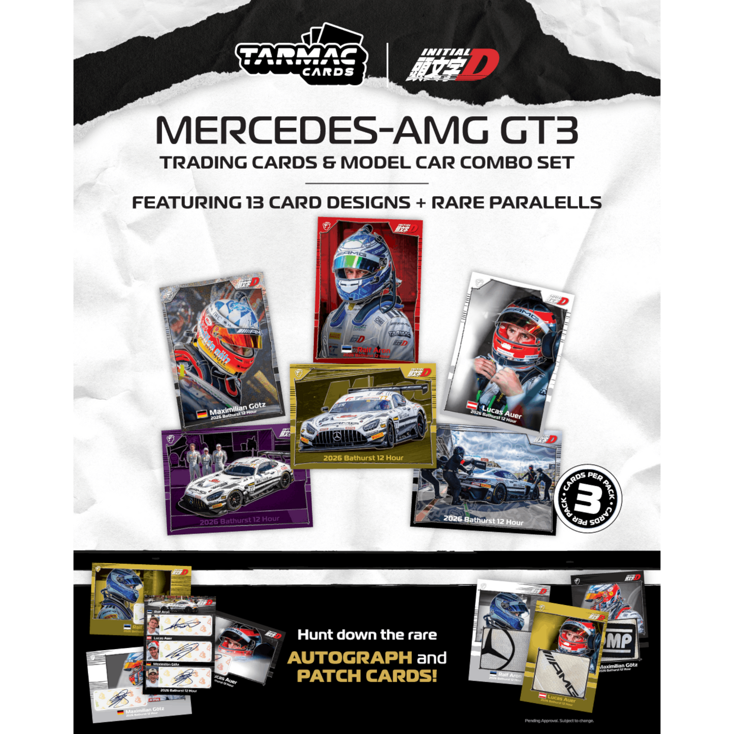 Tarmac Works - Pre-Order - 2026 Mercedes-Benz AMG GT GT3 #77 Craft-Bamboo Racing Bathurst 12h - T64-062-26BH77